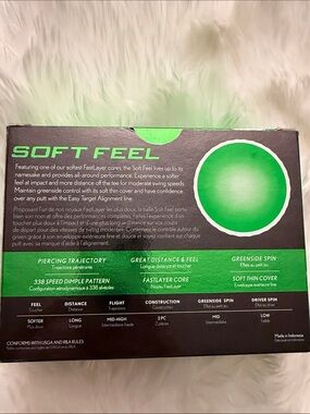 Srixon golf balls 8 boxes of 3 balls soft white soft feel